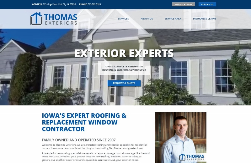 Thomas Exteriors Screenshot